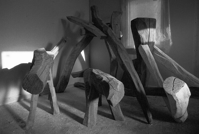 wood sculptures exposition